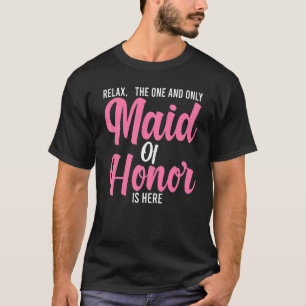 Camiseta Los Hombres Relajan Al Equipo De Honor De Novia