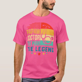Camiseta Los hombres retro de papas de época Médico el homb