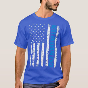 Camiseta Los Hombres Retro El Mejor Abuelo Estadounidense D