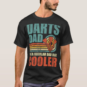 Camiseta Los hombres retro estilo vintage dardos padre día