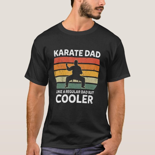 Camiseta Los Hombres Retro Karate A Papá Le Gusta Un Papá C (Anverso)
