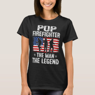 Camiseta Los hombres retro la bandera de los Estados Unidos