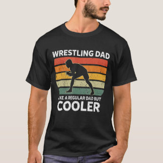 Camiseta Los Hombres Retro Luchan Contra El Padre Como Un P