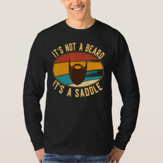 Camiseta Los Hombres Retro No Es Una Barba, Es Una silla