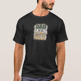 Camiseta Los hombres retro papá el hombre el mito la leyend