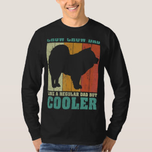 Camiseta Los Hombres Retro Vintage Chow Chow Dad Como Un Dí