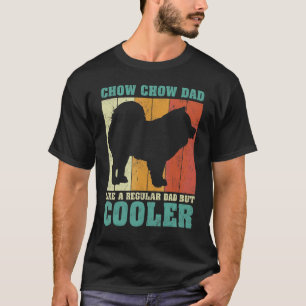 Camiseta Los Hombres Retro Vintage Chow Chow Dad Como Un Dí