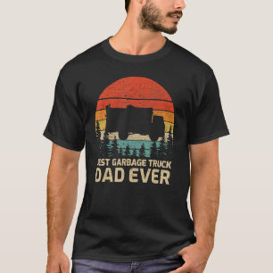 Camiseta Los hombres retro vintage mejor camión de basura p