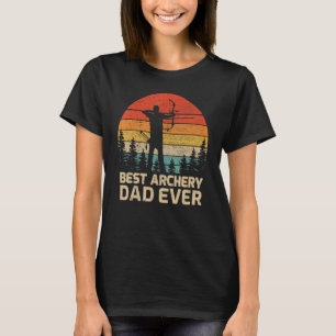 Camiseta Los hombres retro vintage mejor padre de tiro con