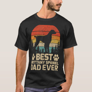 Camiseta Los hombres retro vintage mejor papa española bret