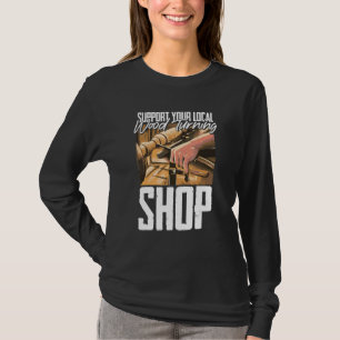 Camiseta Los hombres retroceden o te convertiré en madera