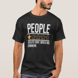 Camiseta Los Hombres Revisan La Ansiedad Social Misántropo 