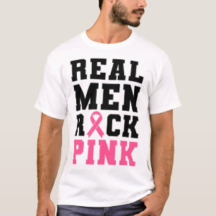Camiseta Los hombres rockean la conciencia sobre el cáncer 