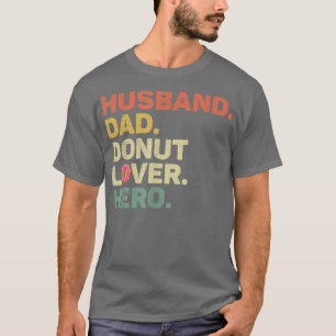 Camiseta Los hombres rompen el diseño de un donut para un e