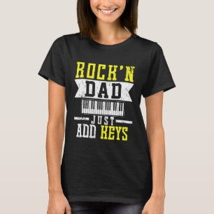 Camiseta Los hombres rompen y papá simplemente agregan tecl