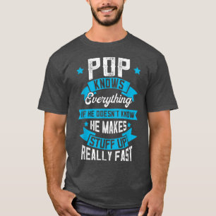 Camiseta Los hombres saben todo lo que el abuelo es gracios