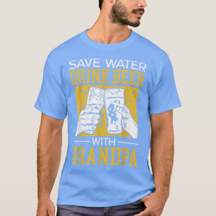 Camiseta Los Hombres Salven Cerveza Para Beber Agua Con Alc