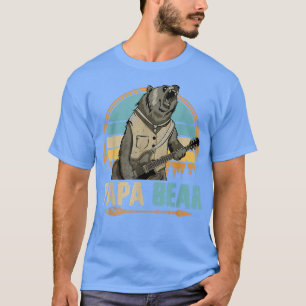 Camiseta Los hombres se aburren de papá con papá viejo retr