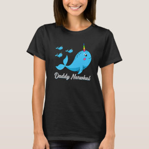 Camiseta Los hombres se burlan de su papá Narwhal Día del P