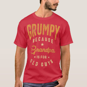 Camiseta Los Hombres Se Burlan Porque El Abuelo Es Gracioso