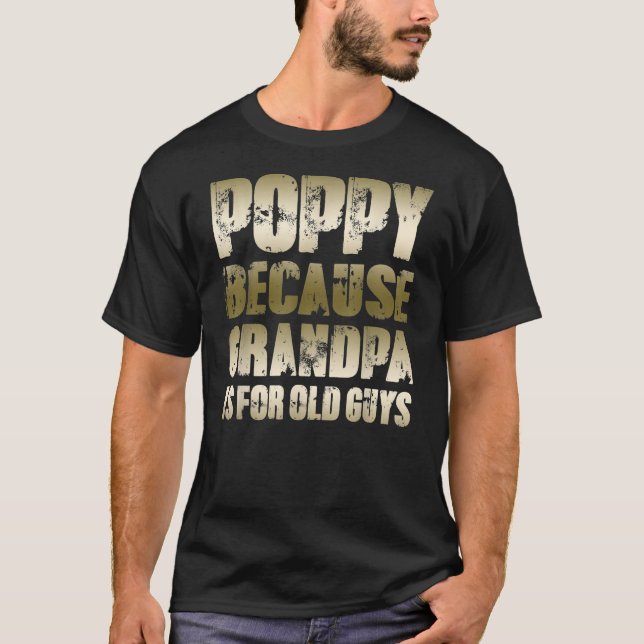 Camiseta Los hombres se burlan porque GRANDPA es para los v (Anverso)