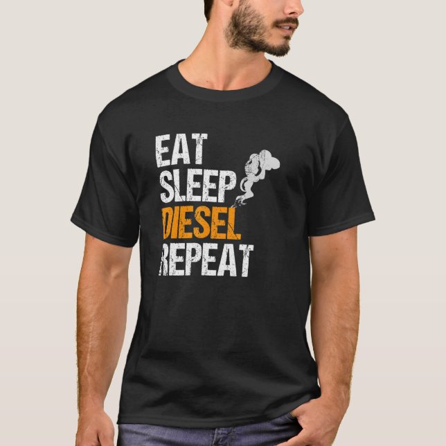 Camiseta Los Hombres Se Comen El Sueño Diesel Repita I Comb (Anverso)
