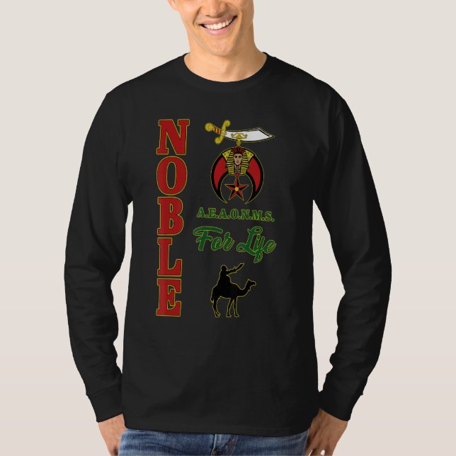 Camiseta Los Hombres Se Encogen Nobles Por La Vida Mystic S (Anverso)