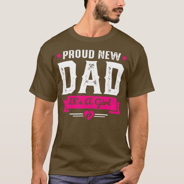 Camiseta Los hombres se enorgullecen de ser un nuevo papá,  (Anverso)