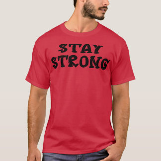 Camiseta Los hombres se mantienen fuertes gimnasio fitness