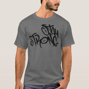 Camiseta Los hombres se mantienen fuertes gimnasio fitness
