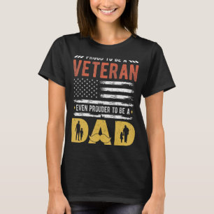 Camiseta Los Hombres Se Orgullen De Ser Un Veterano Aún Más
