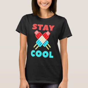 Camiseta Los Hombres Se Quedan En Guay Popsicle 4 De Julio 