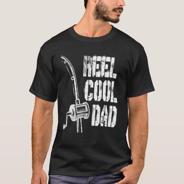Camiseta Los hombres se rebelan con Guay papá pescando el D (Anverso)