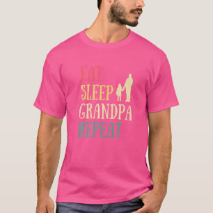 Camiseta Los hombres se toman el sueño abuelo Humor vintage