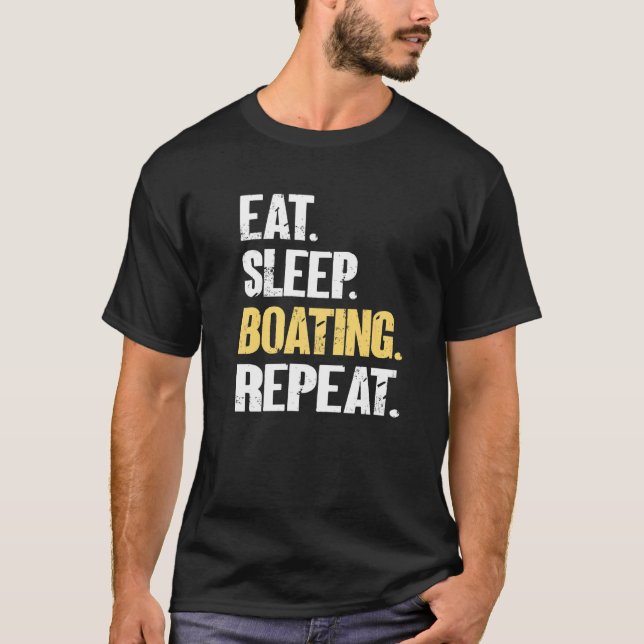 Camiseta Los hombres se toman el sueño de un barco repiten  (Anverso)