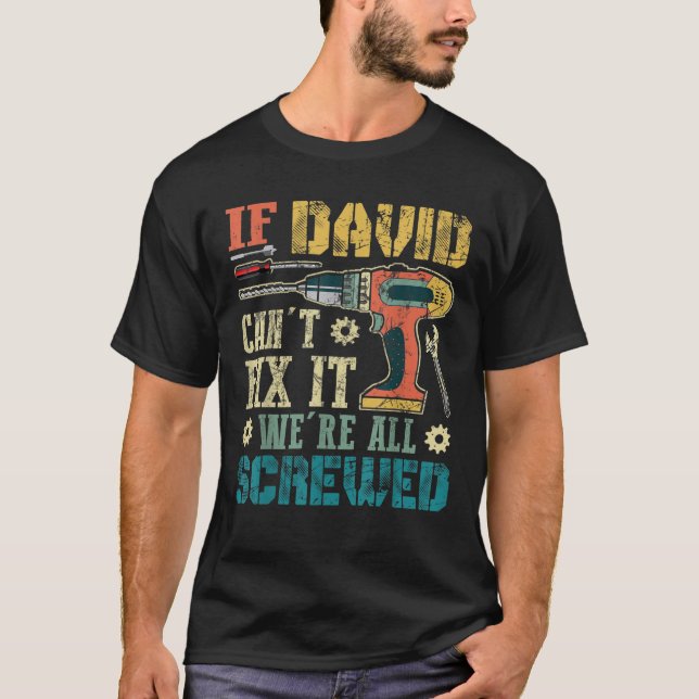 Camiseta Los hombres si David no puede arreglarlo Todos som (Anverso)