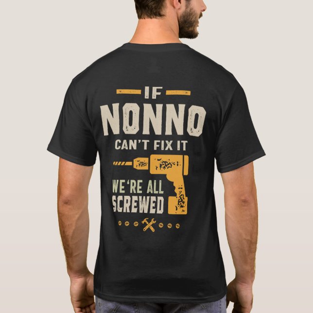 Camiseta Los hombres si no no pueden arreglar el regalo del (Reverso)