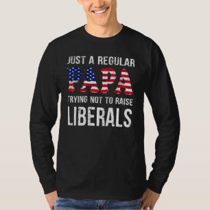 Camiseta Los Hombres Sólo Son Un Papa Regular Que Intenta N
