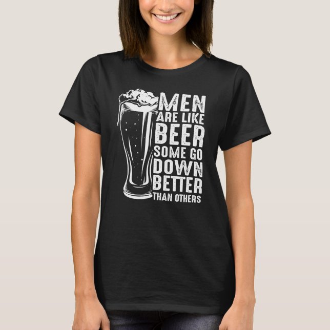 Camiseta Los hombres son como la vendimia divertida de la c (Anverso)