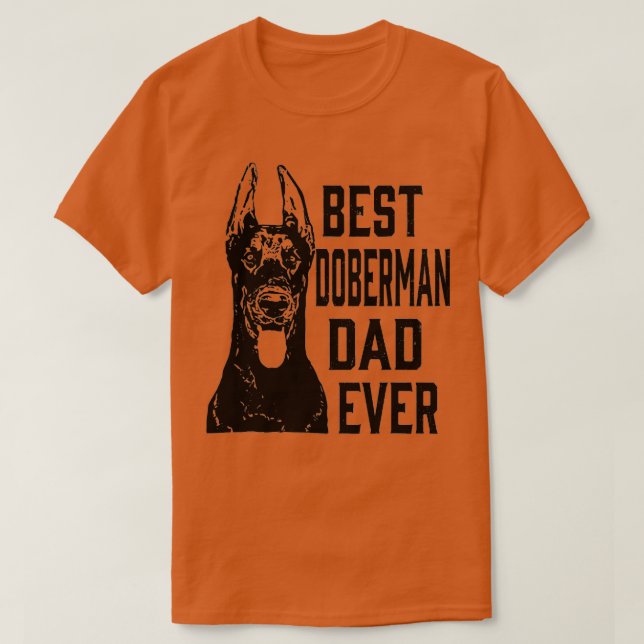 Camiseta Los hombres son divertidos, el mejor perro de Dobe (Diseño del anverso)
