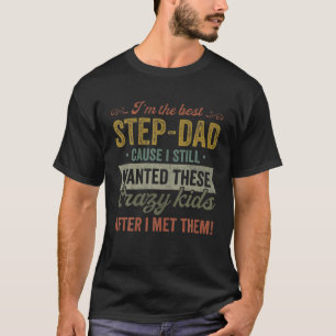 Camiseta Los hombres son divertidos, mejor padrastro, vesti