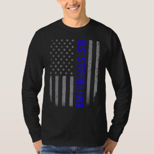 Camiseta Los hombres son el mejor padrastro de la bandera e