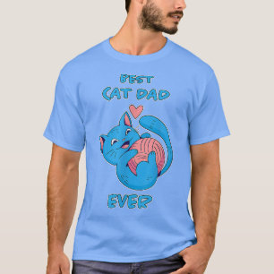 Camiseta Los Hombres Son El Mejor Padre De Gato Que Nunca D