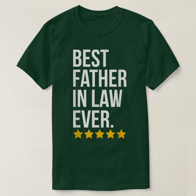 Camiseta Los hombres son el mejor padre en la ley, la famil (Diseño del anverso)