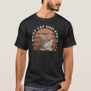 Camiseta ¡Los hombres son el mejor papá gato de la historia