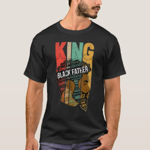 Camiseta Los hombres son el rey negro fuerte Juneteeth Amer