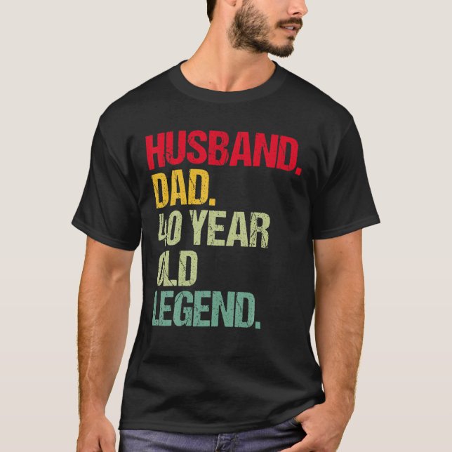 Camiseta Los Hombres Son Graciosos 40 Años De Nacimiento De (Anverso)