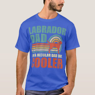Camiseta Los Hombres Son Graciosos Con El Labrador Papá Com
