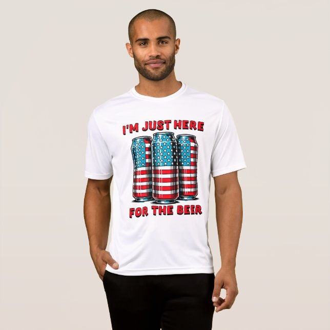 Camiseta Los hombres son graciosos el 4 de julio (Anverso completo)
