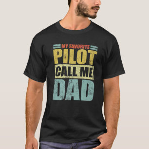 Camiseta Los hombres son graciosos, mi piloto favorito me l